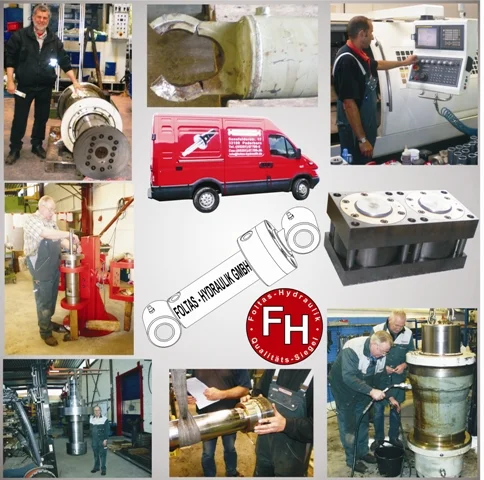 Foltas Hydraulik — Werkstatt, Fahrzeug und Team